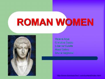 ROMAN WOMEN