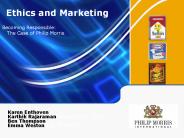 Ethics and Marketing