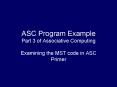ASC Program Example Part 3 of Associative Computing PowerPoint PPT Presentation