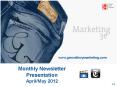 Monthly Newsletter Presentation April/May 2012 PowerPoint PPT Presentation