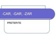 -CAR, -GAR, -ZAR