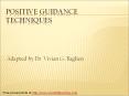 Positive Guidance Techniques PowerPoint PPT Presentation