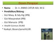 Dosen Pengajar