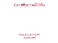Les phycocollo PowerPoint PPT Presentation