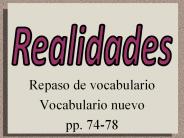 Repaso de vocabulario