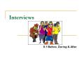 Interviews PowerPoint PPT Presentation