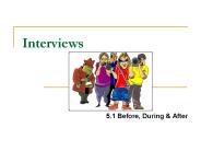 Interviews