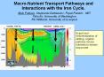 Macro-Nutrient Transport Pathways and Interactions with the Iron Cycle. PowerPoint PPT Presentation