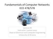 Fundamentals of Computer Networks ECE 478/578