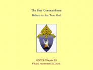 The First Commandment Believe in the True God