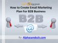 How to Create Email Marketing Plan For B2B Business PowerPoint PPT Presentation