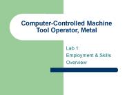 Computer-Controlled Machine Tool Operator, Metal
