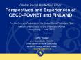 Global Social Protection Floor Perspectives and Experiences of OECD-POVNET and FINLAND PowerPoint PPT Presentation