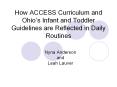 How ACCESS Curriculum and Ohio PowerPoint PPT Presentation