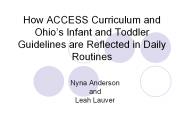 How ACCESS Curriculum and Ohio