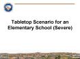 Tabletop Scenario for an Elementary School (Severe) PowerPoint PPT Presentation