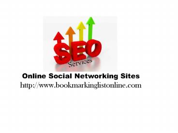 Bookmarking Site List