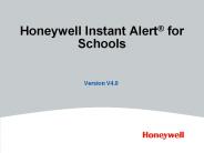 Honeywell Instant Alert
