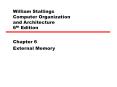 William Stallings Computer Organization and Architecture 6th Edition PowerPoint PPT Presentation