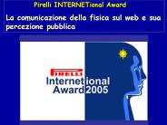 Pirelli INTERNETional Award