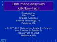 Data made easy with AIRNow-Tech PowerPoint PPT Presentation