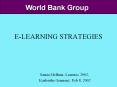 E-LEARNING STRATEGIES PowerPoint PPT Presentation