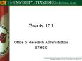 Grants 101 PowerPoint PPT Presentation