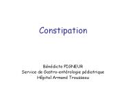 Constipation
