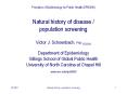 Natural history of disease / population screening PowerPoint PPT Presentation