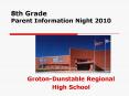 8th Grade Parent Information Night 2010 PowerPoint PPT Presentation