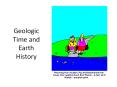 Geologic Time and Earth History PowerPoint PPT Presentation