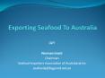 Exporting Seafood To Australia PowerPoint PPT Presentation