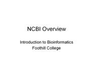 NCBI Overview