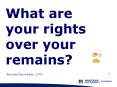 What are your rights over your remains? PowerPoint PPT Presentation