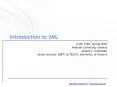 Introduction to XML PowerPoint PPT Presentation