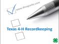 Texas 4-H Recordkeeping PowerPoint PPT Presentation