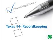 Texas 4-H Recordkeeping