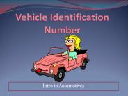 Vehicle Identification Number
