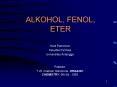 ALKOHOL, FENOL, ETER PowerPoint PPT Presentation