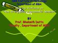 CMR Institute of Technology Department of MBA Half Day Workshop on 