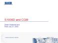 S1000D and CGM Dieter Weidenbrueck Paris July 21, 2004 PowerPoint PPT Presentation