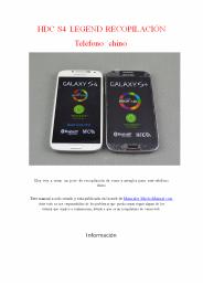 Manuales y tutoriales telefono chino