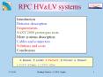 RPC HV PowerPoint PPT Presentation