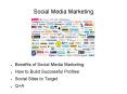 Social Media Marketing PowerPoint PPT Presentation