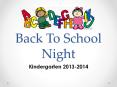 Back To School Night PowerPoint PPT Presentation