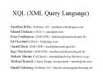 XQL (XML Query Language) PowerPoint PPT Presentation