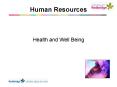 Health and Well Being PowerPoint PPT Presentation