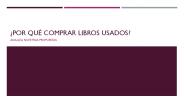 Comprar libros usados