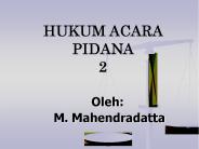HUKUM ACARA PIDANA 2