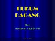 HUKUM DAGANG